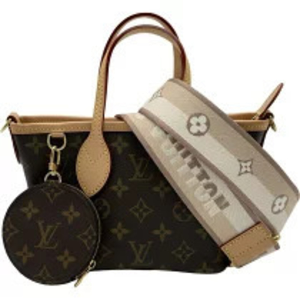 Louis Vuitton Neverfull Brown Monogram Canvas Shoulder Bag